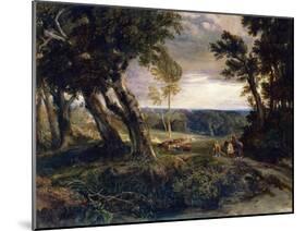 Tilgate Forest From Near Bolney, Sussex, 1843-Anthony Vandyke Copley Fielding-Mounted Giclee Print