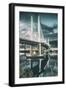 Tilikum Walkway Pedestrian Bridge, Portland, PDX Oregon-Vincent James-Framed Photographic Print