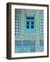 Tiling Around Blue Window, Shrine of Hazrat Ali, Mazar-I-Sharif, Balkh, Afghanistan, Asia-Jane Sweeney-Framed Photographic Print