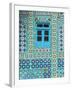 Tiling Around Blue Window, Shrine of Hazrat Ali, Mazar-I-Sharif, Balkh, Afghanistan, Asia-Jane Sweeney-Framed Photographic Print