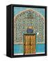 Tiling Around Door, Shrine of Hazrat Ali, Mazar-I-Sharif, Afghanistan-Jane Sweeney-Framed Stretched Canvas