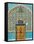 Tiling Around Door, Shrine of Hazrat Ali, Mazar-I-Sharif, Afghanistan-Jane Sweeney-Framed Stretched Canvas