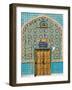 Tiling Around Door, Shrine of Hazrat Ali, Mazar-I-Sharif, Afghanistan-Jane Sweeney-Framed Photographic Print