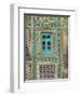 Tiling Round Blue Window, Shrine of Hazrat Ali, Mazar-I-Sharif, Afghanistan-Jane Sweeney-Framed Photographic Print