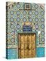 Tiling Round Door, Who was Assissinated in 661, Balkh Province, Afghanistan-Jane Sweeney-Stretched Canvas