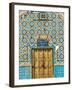 Tiling Round Door, Who was Assissinated in 661, Balkh Province, Afghanistan-Jane Sweeney-Framed Photographic Print