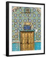 Tiling Round Door, Who was Assissinated in 661, Balkh Province, Afghanistan-Jane Sweeney-Framed Photographic Print