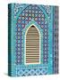 Tiling Round Shuttered Window, Mazar-I-Sharif, Afghanistan-Jane Sweeney-Stretched Canvas