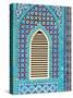 Tiling Round Shuttered Window, Mazar-I-Sharif, Afghanistan-Jane Sweeney-Stretched Canvas