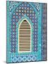 Tiling Round Shuttered Window, Mazar-I-Sharif, Afghanistan-Jane Sweeney-Mounted Photographic Print