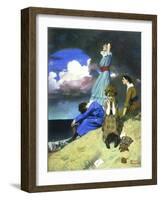 Till the Boys Come Home-Norman Rockwell-Framed Giclee Print