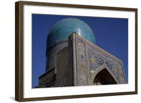 Tilla Kari Madrasa, Completed in 1660, Registan, Samarkand, Uzbekistan-null-Framed Giclee Print