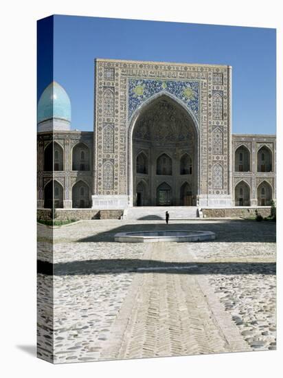 Tilla Kari Madrasa, Registan Square, Samarkand, Unesco World Heritage Site, Uzbekistan-Gavin Hellier-Stretched Canvas