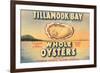 Tillamook Bay Whole Oysters-null-Framed Premium Giclee Print