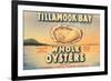 Tillamook Bay Whole Oysters-null-Framed Premium Giclee Print