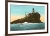 Tillamook Lighthouse, Seaside, Oregon-null-Framed Art Print