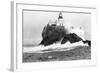 Tillamook, Oregon Lighthouse Near Seaside, OR Photograph - Tillamook, OR-Lantern Press-Framed Art Print