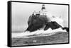 Tillamook, Oregon Lighthouse Near Seaside, OR Photograph - Tillamook, OR-Lantern Press-Framed Stretched Canvas