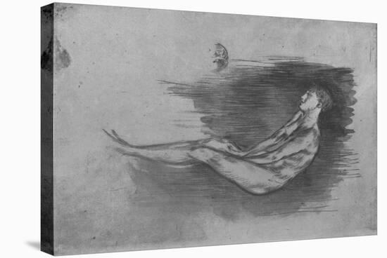 'Tillie, A Model',1873-James Abbott McNeill Whistler-Stretched Canvas