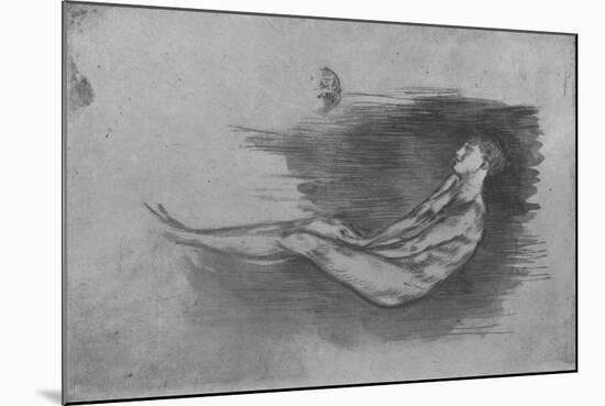 'Tillie, A Model',1873-James Abbott McNeill Whistler-Mounted Giclee Print