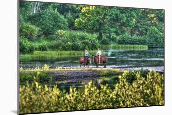 Tillson Pond Riders-Robert Goldwitz-Mounted Photographic Print