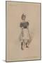 Tilly Slowboy - the Cricket on the Hearth, C.1920s-Joseph Clayton Clarke-Mounted Giclee Print