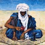 Tuareg Tea Ceremony 2012 (oil on canvas)-Tilly Willis-Giclee Print