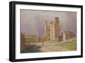 Tillycairn Castle, 1840's-James Giles-Framed Giclee Print