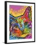 Tilt Cat-Dean Russo-Framed Giclee Print