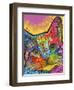 Tilt Cat-Dean Russo-Framed Giclee Print