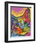 Tilt Cat-Dean Russo-Framed Giclee Print