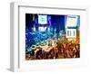 Tilt Shift Series, Times Square, Manhattan, New York City, United States-Philippe Hugonnard-Framed Photographic Print