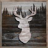 Wood Deer, 2024-Tim Ashwood-Art Print