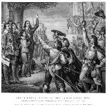King Charles I (1600-164) Erecting His Standard at Nottingham, 25th August 1642-Tim Bauer-Mounted Giclee Print