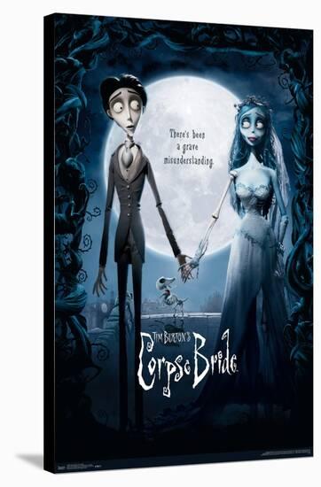 Tim Burton's The Corpse Bride - One Sheet-Trends International-Stretched Canvas