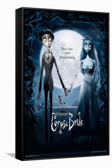 Tim Burton's The Corpse Bride - One Sheet-Trends International-Framed Stretched Canvas