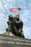 American Soldiers Placing American Flag to Honor Marines-Tim Clary-Framed Photographic Print