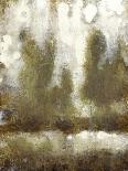 Gilded Tree Silhouette I-null-Art Print