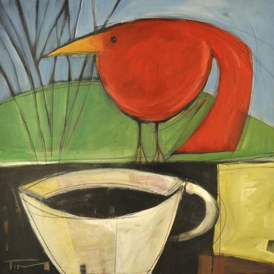 Coffee and Red Bird