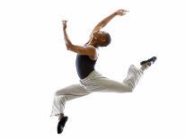 Ballet Dancer Mid-air in Jump-Tim Pannell-Photographic Print
