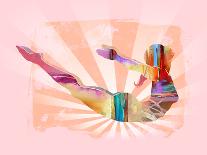 Side Plank Pose Sun-Tim Parker-Art Print