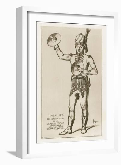 Timbalier of the Grenadiers of the Guard of Consuls-Raphael Jacquemin-Framed Giclee Print