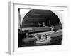 Timber Barge 1940s-null-Framed Photographic Print