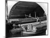 Timber Barge 1940s-null-Mounted Photographic Print