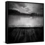 Timber Decking by Lake-Steven Allsopp-Framed Stretched Canvas