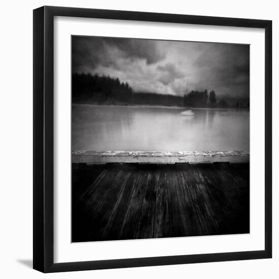 Timber Decking by Lake-Steven Allsopp-Framed Photographic Print