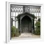 Timber-Framed Black and White House, 18th Century-CM Dixon-Framed Premium Photographic Print