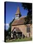 Timber Framed Church Spire, St. Michael & All Saints Church, Castle Frome, Herefordshire, England-Pearl Bucknall-Stretched Canvas