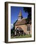 Timber Framed Church Spire, St. Michael & All Saints Church, Castle Frome, Herefordshire, England-Pearl Bucknall-Framed Photographic Print