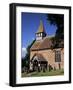 Timber Framed Church Spire, St. Michael & All Saints Church, Castle Frome, Herefordshire, England-Pearl Bucknall-Framed Photographic Print